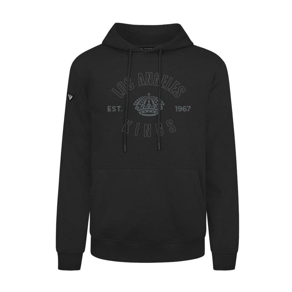 Los Angeles Kings Levelwear Podium Abyssal Pullover Hoodie - Black Hoodies