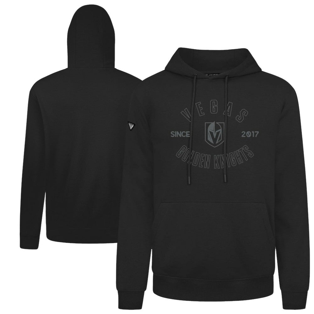 Vegas Golden Knights Levelwear Podium Abyssal Pullover Hoodie - Black Hoodies