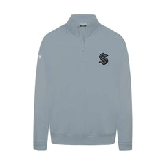 Seattle Kraken Levelwear Murray Nightfall Quarter-Zip Jacket - Gray Jackets