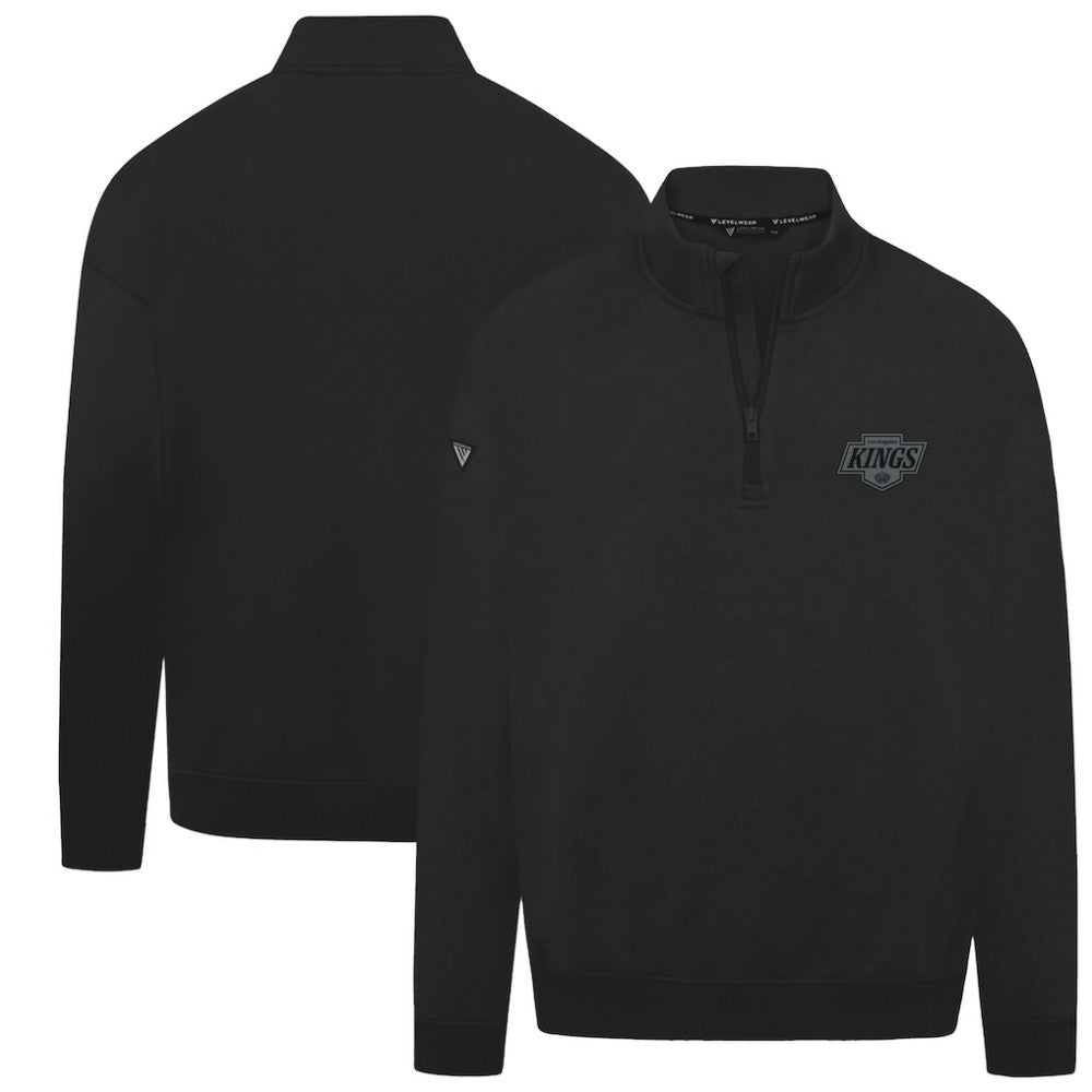 Los Angeles Kings Levelwear Murray Nightfall Quarter-Zip Jacket - Black Jackets