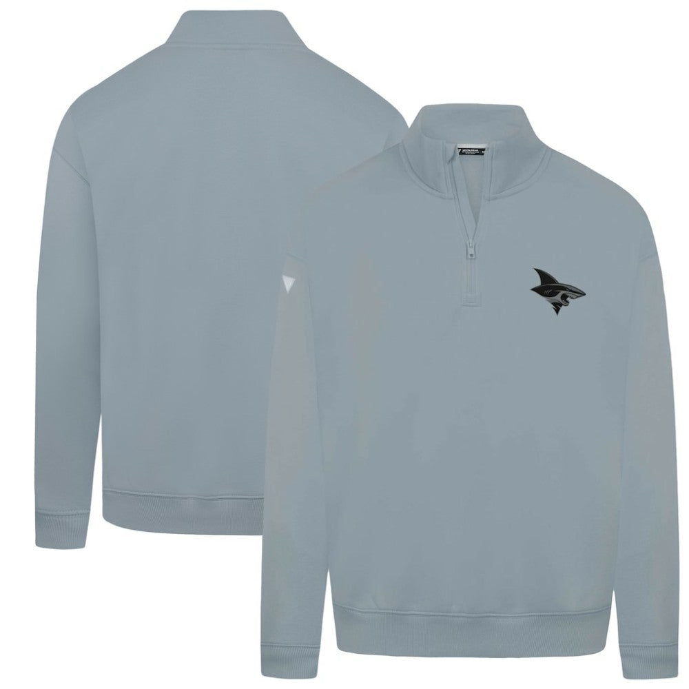 San Jose Sharks Levelwear Murray Nightfall Quarter-Zip Jacket - Gray Jackets