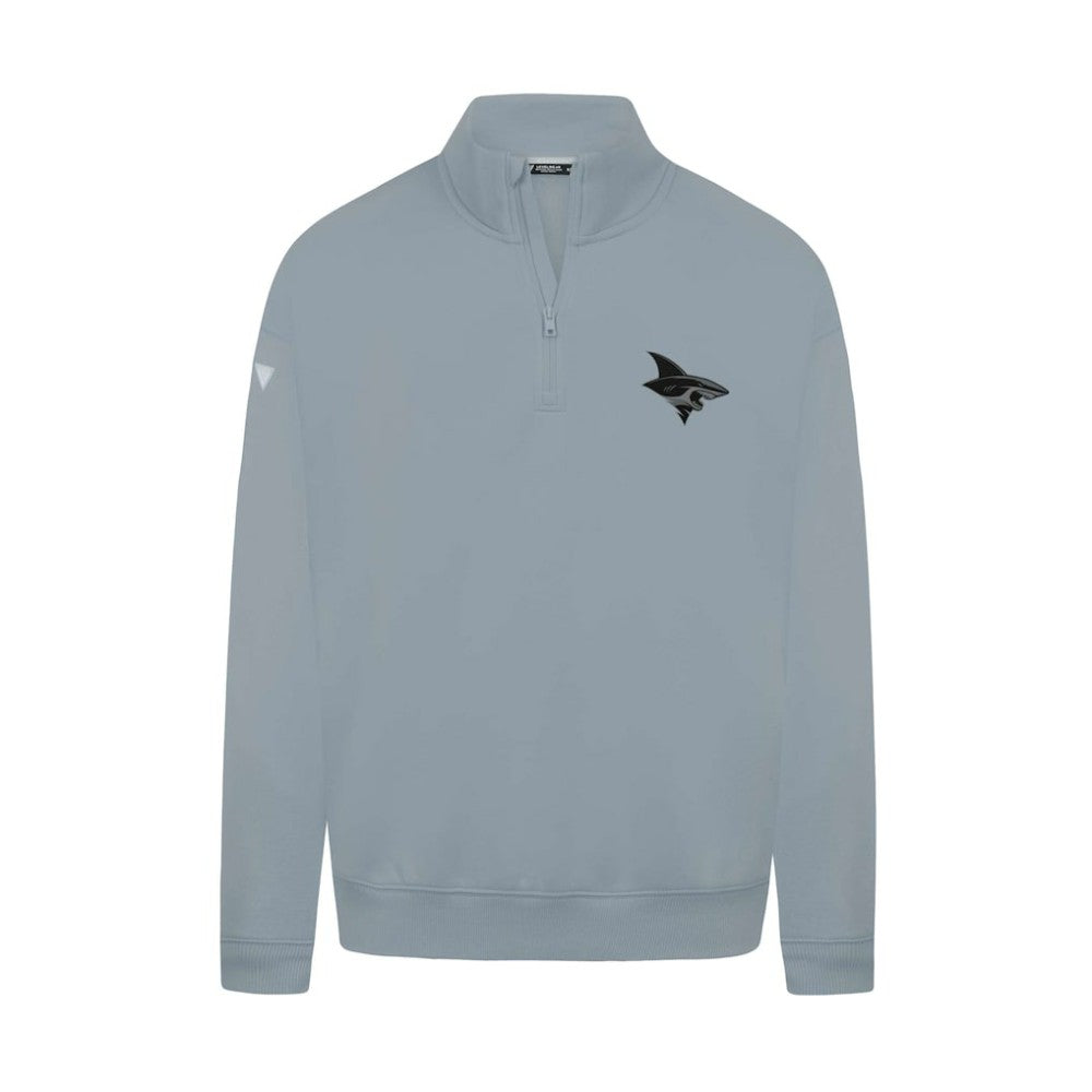 San Jose Sharks Levelwear Murray Nightfall Quarter-Zip Jacket - Gray Jackets