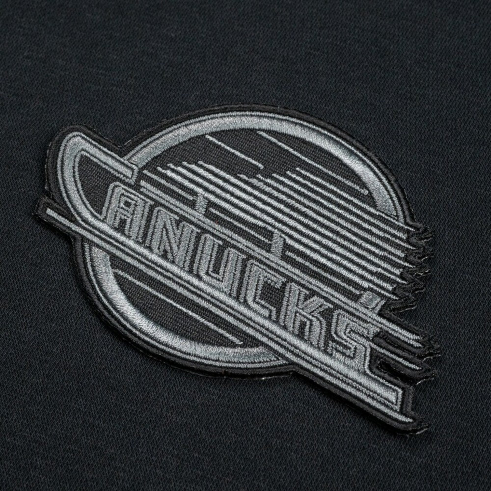 Vancouver Canucks Levelwear Murray Nightfall Quarter-Zip Jacket - Black Jackets