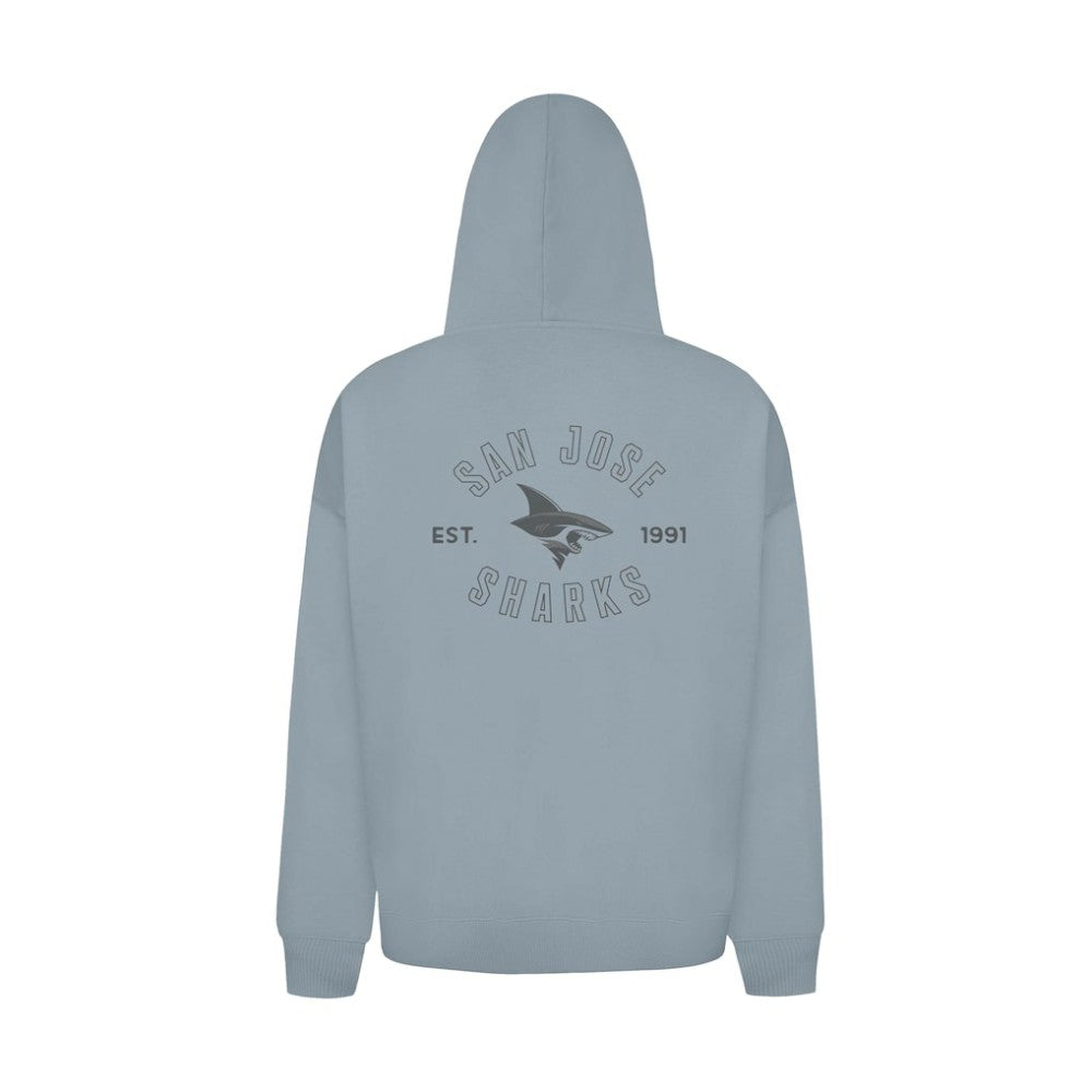 San Jose Sharks Levelwear Uphill Abyssal Full-Zip Hoodie - Gray Hoodies