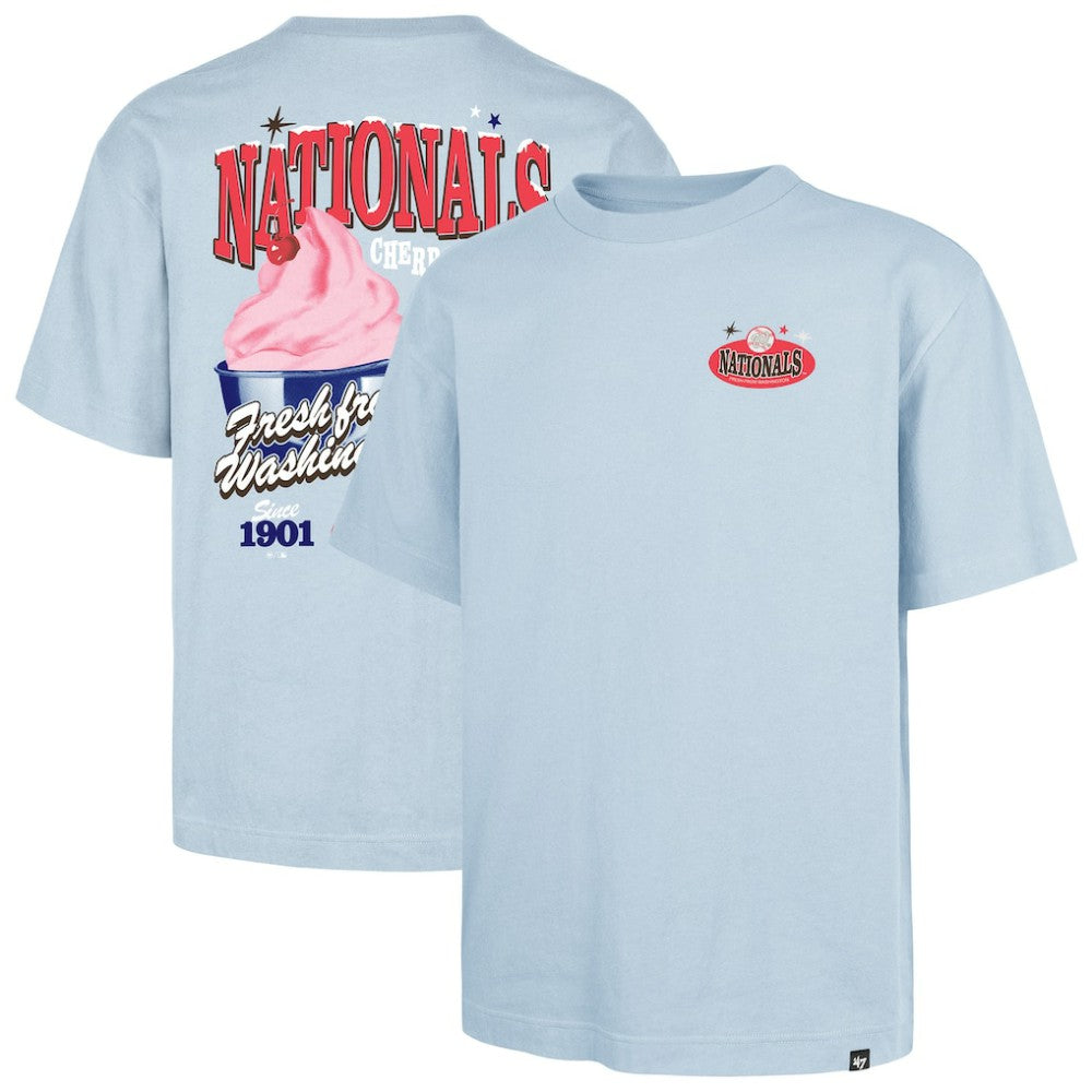 Washington Nationals Ice Cream Parlor Foundation T-Shirt Light Blue