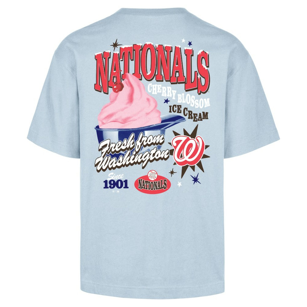 Washington Nationals Ice Cream Parlor Foundation T-Shirt Light Blue