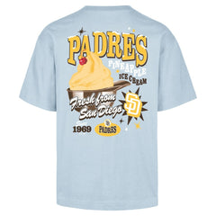 San Diego Padres Ice Cream Parlor Foundation T-Shirt Light Blue