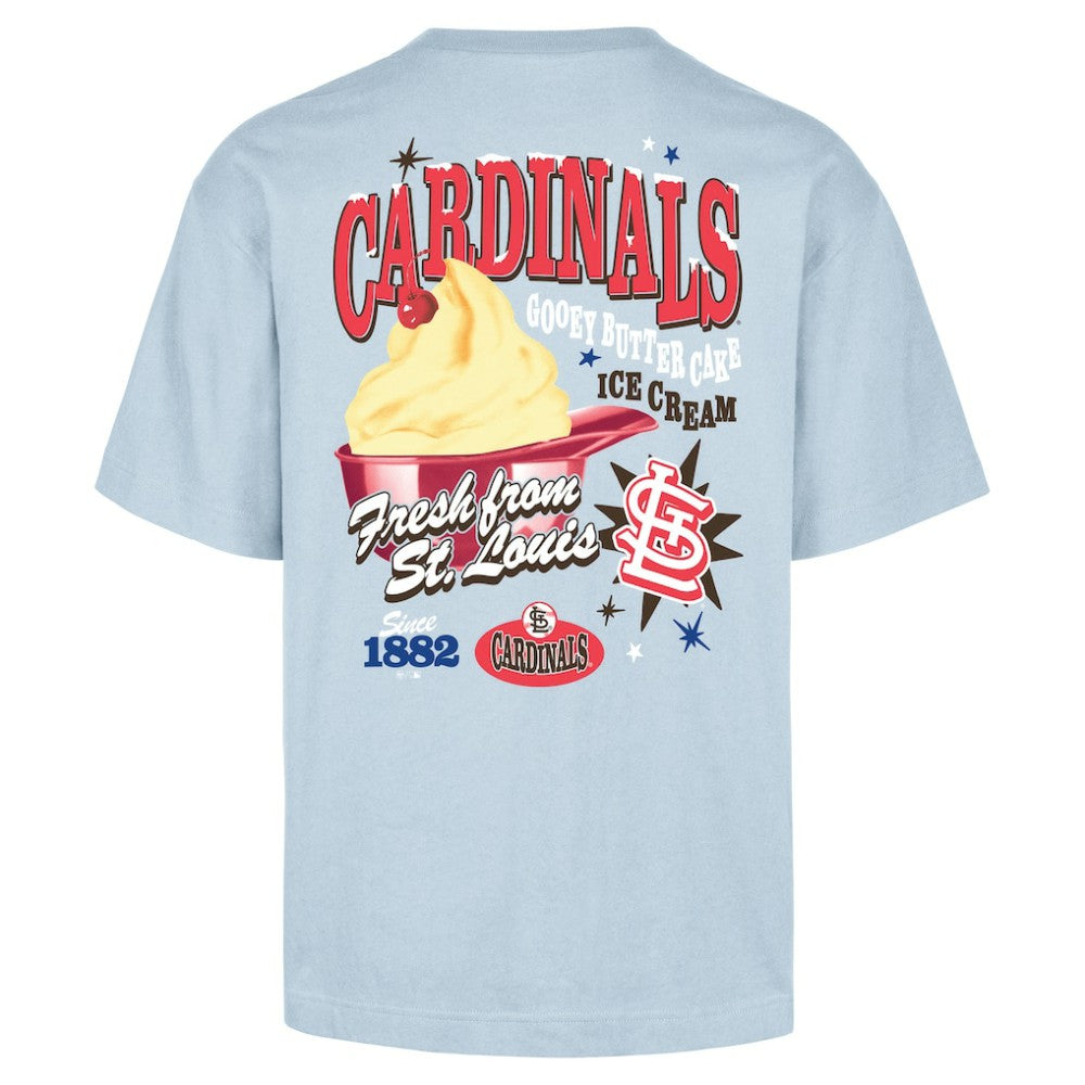 St. Louis Cardinals Ice Cream Parlor Foundation T-Shirt Light Blue