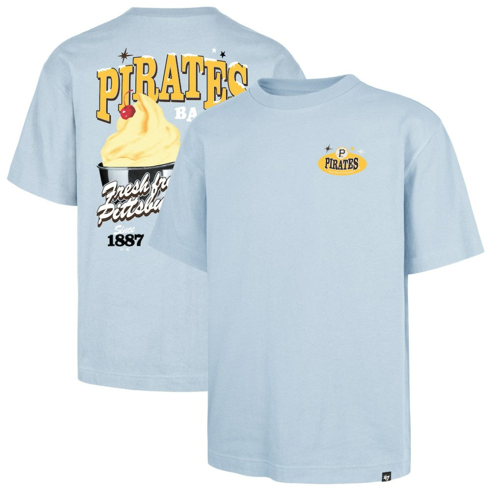 Pittsburgh Pirates Ice Cream Parlor Foundation T-Shirt Light Blue