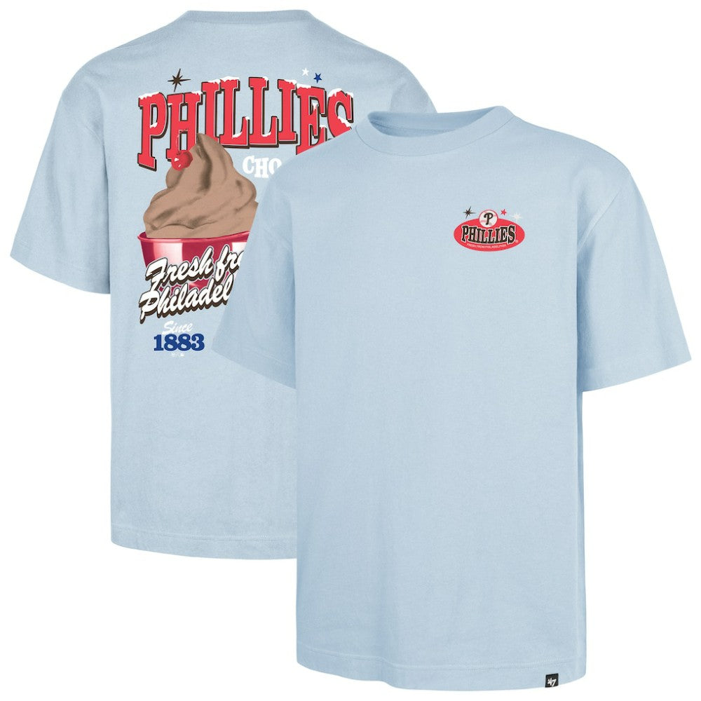 Philadelphia Phillies Ice Cream Parlor Foundation T-Shirt Light Blue