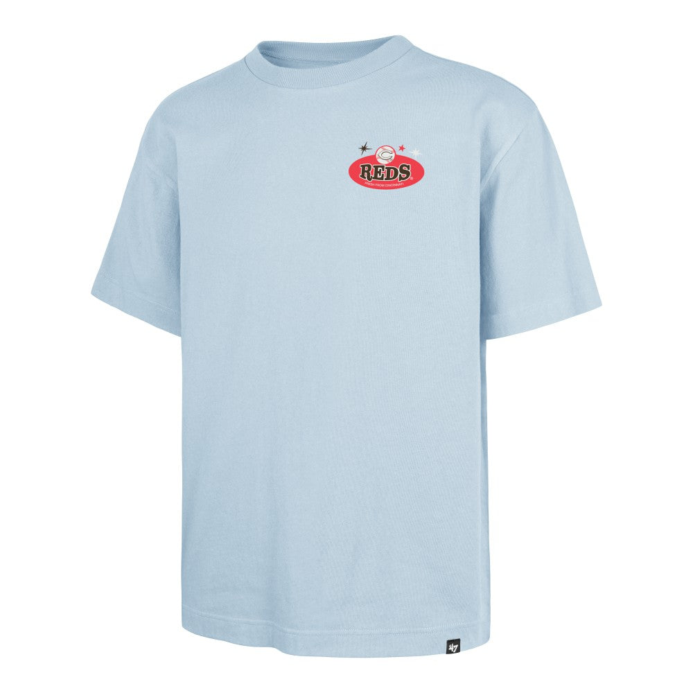 Cincinnati Reds Ice Cream Parlor Foundation T-Shirt Light Blue