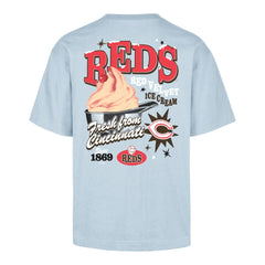 Cincinnati Reds Ice Cream Parlor Foundation T-Shirt Light Blue