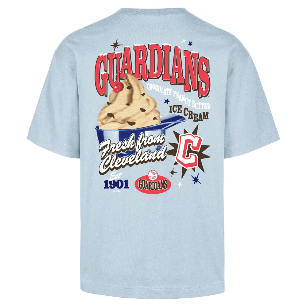 Cleveland Guardians Ice Cream Parlor Foundation T-Shirt Light Blue