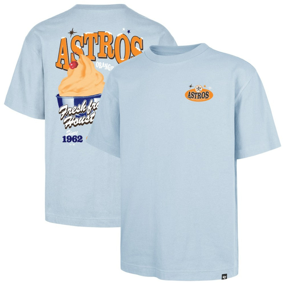 Houston Astros Ice Cream Parlor Foundation T-Shirt Light Blue