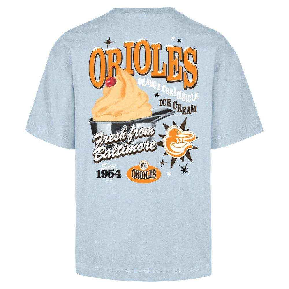 Baltimore Orioles Ice Cream Parlor Foundation T-Shirt Light Blue