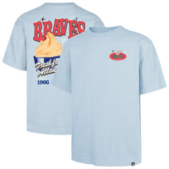 Atlanta Braves Ice Cream Parlor Foundation T-Shirt Light Blue