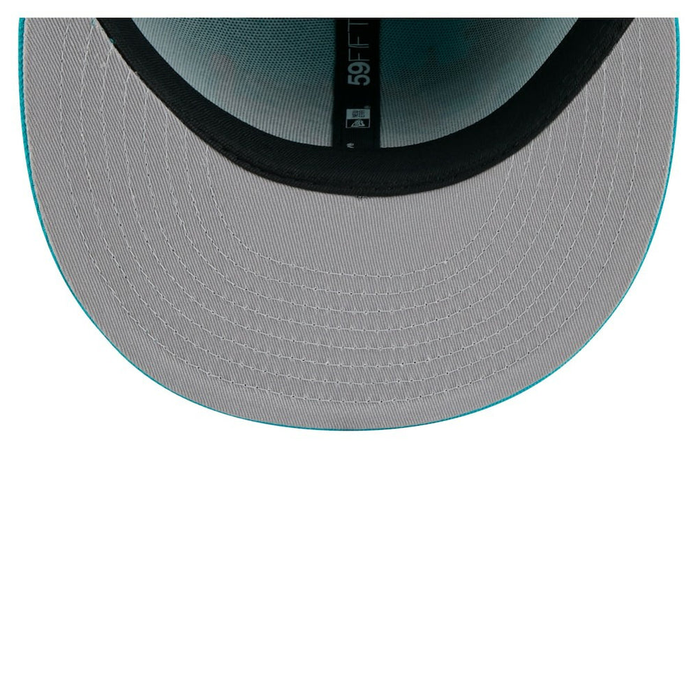 Miami Dolphins New Era State Stitch 59FIFTY Fitted Hat - Aqua discount