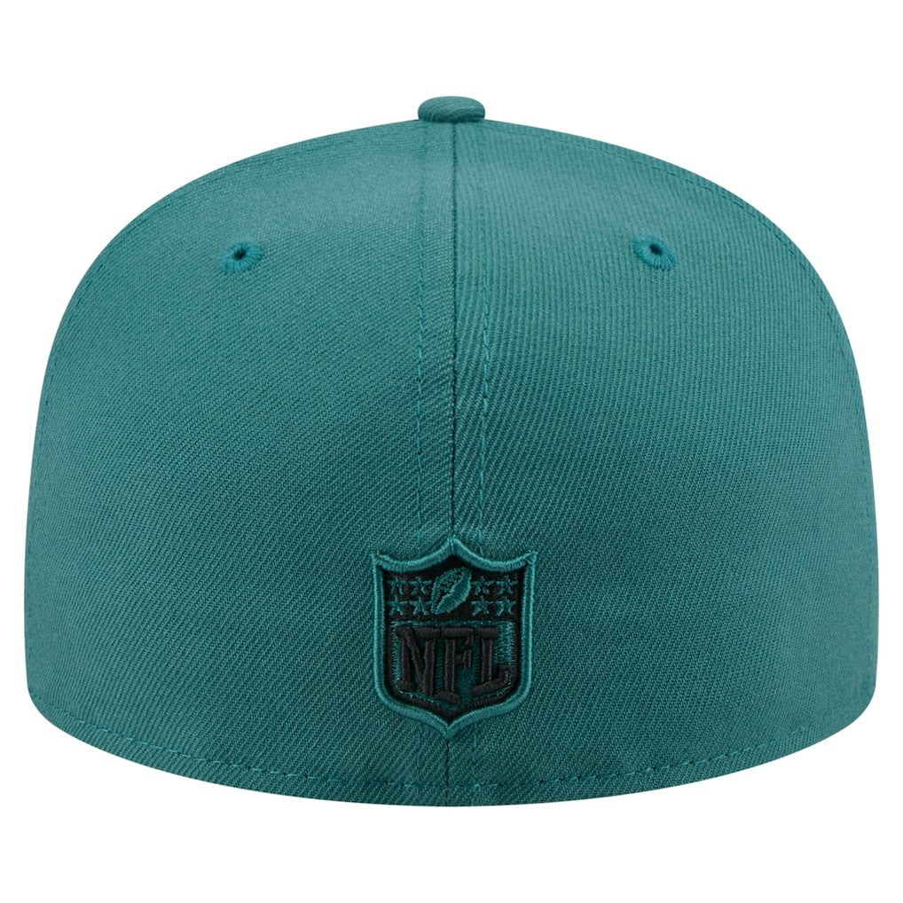 Philadelphia Eagles New Era State Stitch 59FIFTY Fitted Hat - Midnight Green cheap