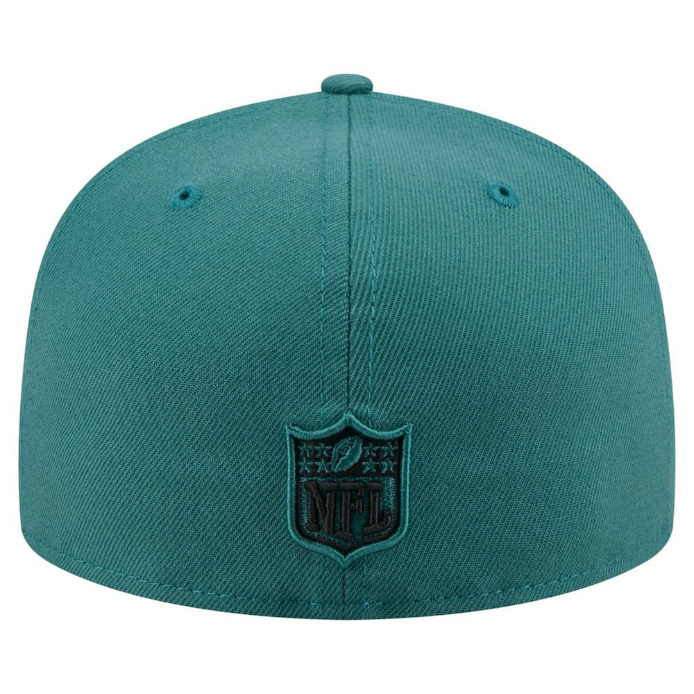 Philadelphia Eagles New Era State Stitch 59FIFTY Fitted Hat - Midnight Green cheap