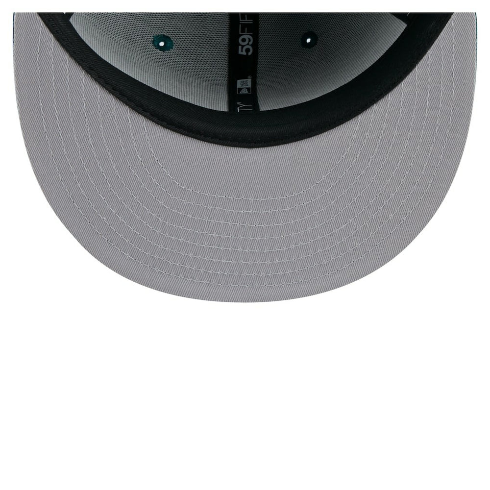 Philadelphia Eagles New Era State Stitch 59FIFTY Fitted Hat - Midnight Green cheap