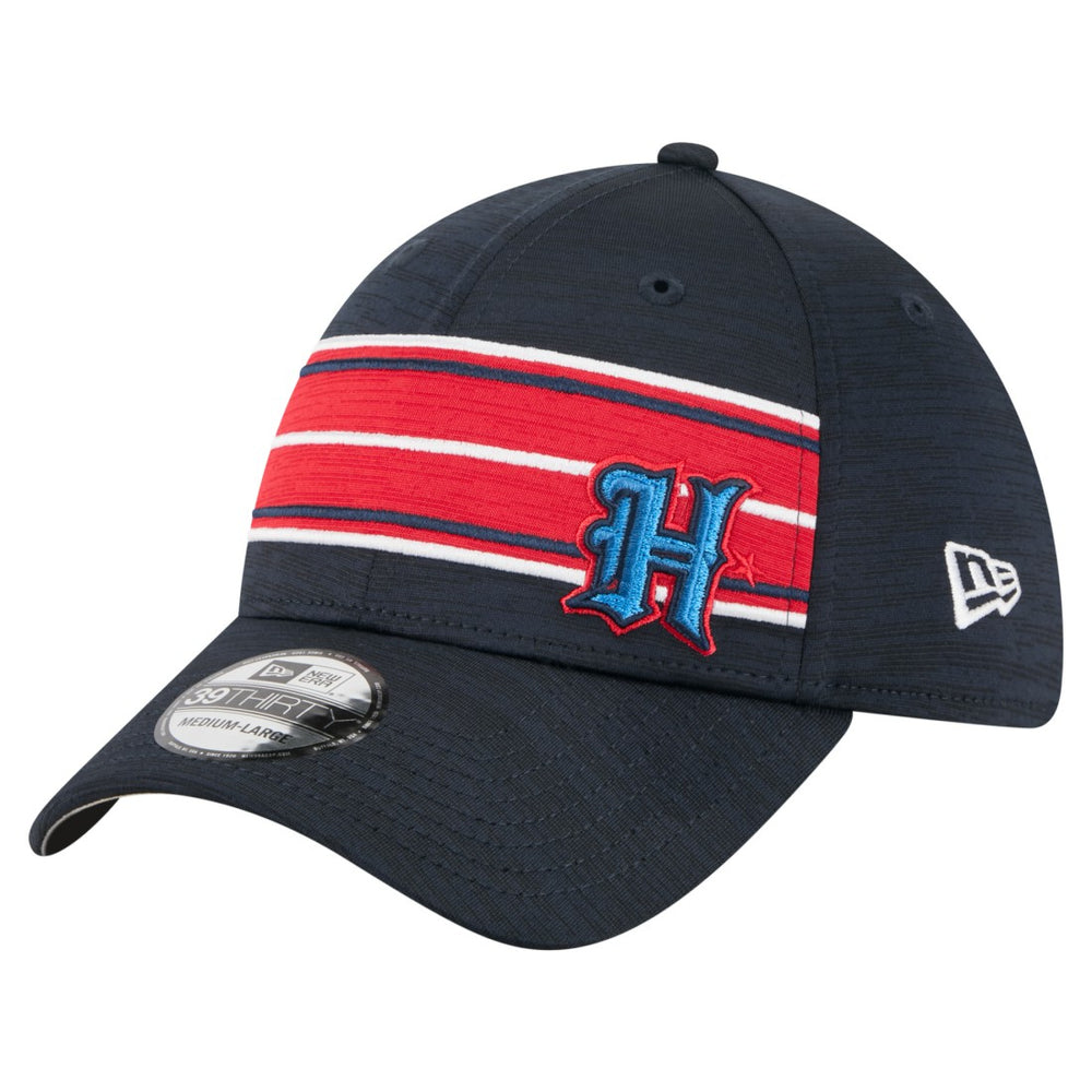 Houston Texans New Era Stripes 39THIRTY Flex Hat - Navy outlet