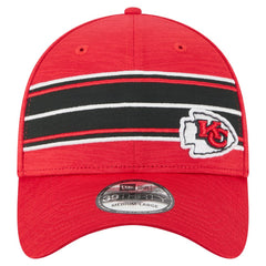 Kansas City Chiefs New Era Stripes 39THIRTY Flex Hat - Red outlet