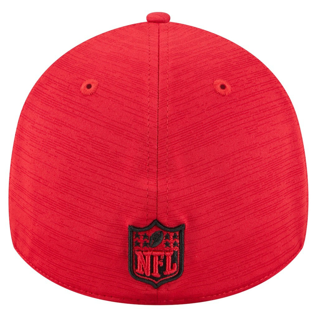 Kansas City Chiefs New Era Stripes 39THIRTY Flex Hat - Red outlet