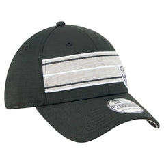Las Vegas Raiders New Era Stripes 39THIRTY Flex Hat - Black on sale