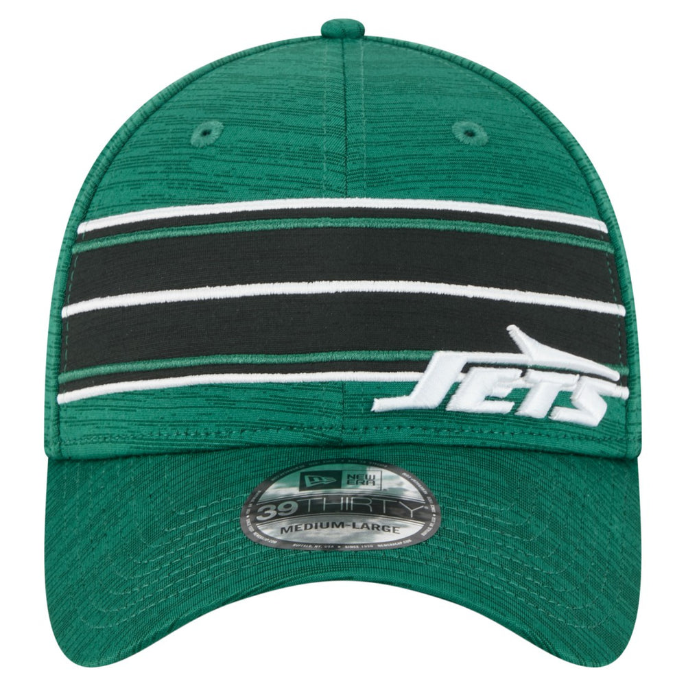 New York Jets New Era Stripes 39THIRTY Flex Hat - Green discount