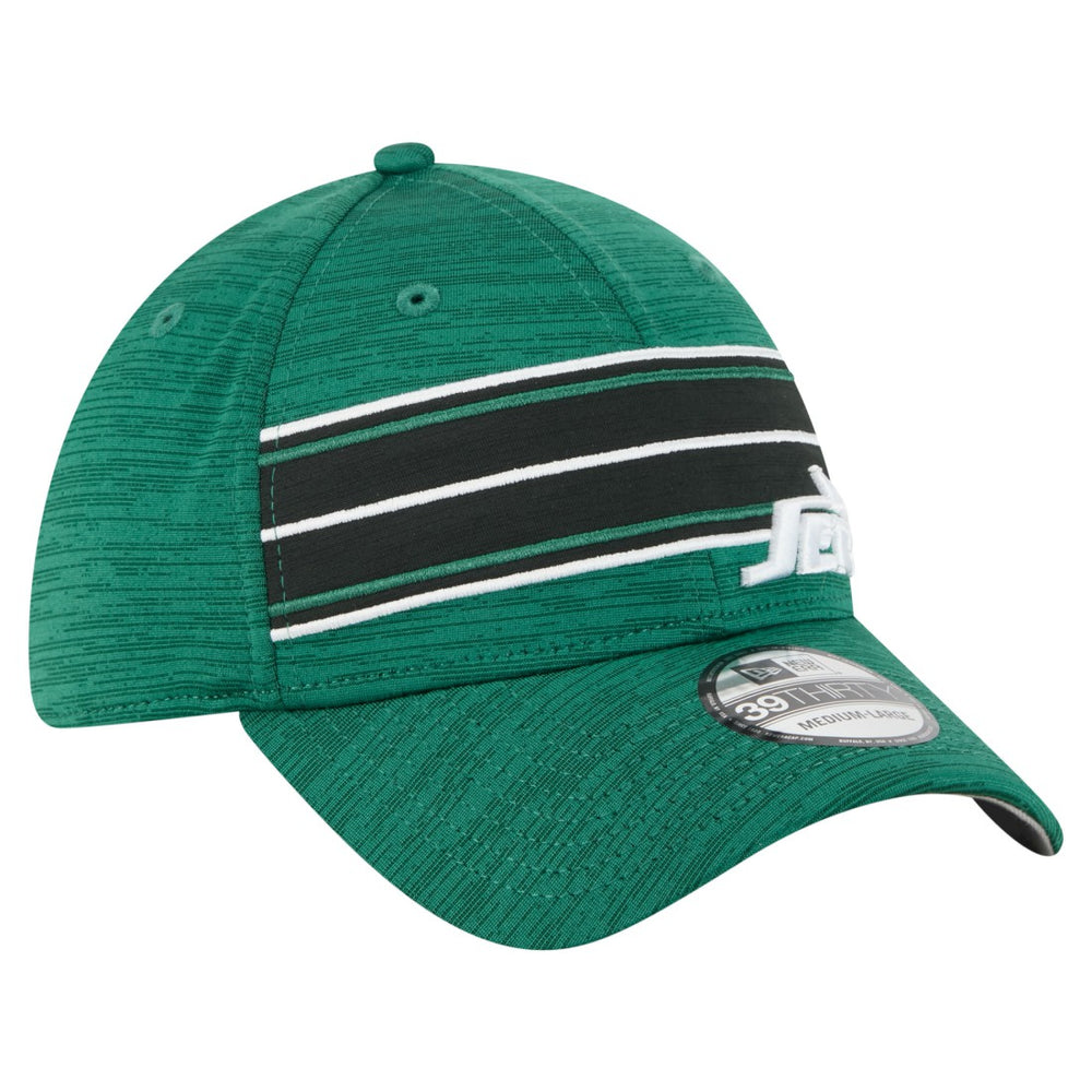 New York Jets New Era Stripes 39THIRTY Flex Hat - Green discount