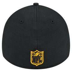 Pittsburgh Steelers New Era Stripes 39THIRTY Flex Hat - Black online