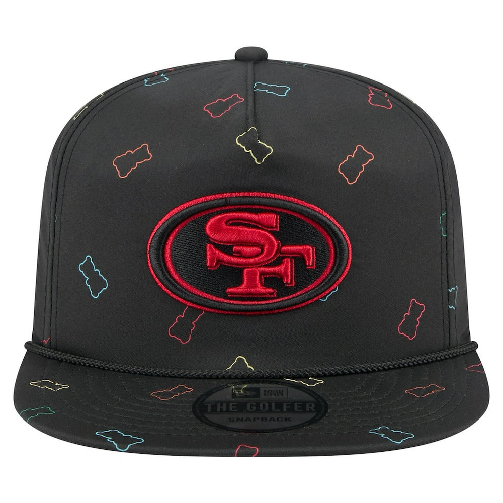 San Francisco 49ers New Era Gummy Golfer Snapback Hat - Black cheap