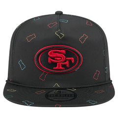San Francisco 49ers New Era Gummy Golfer Snapback Hat - Black cheap
