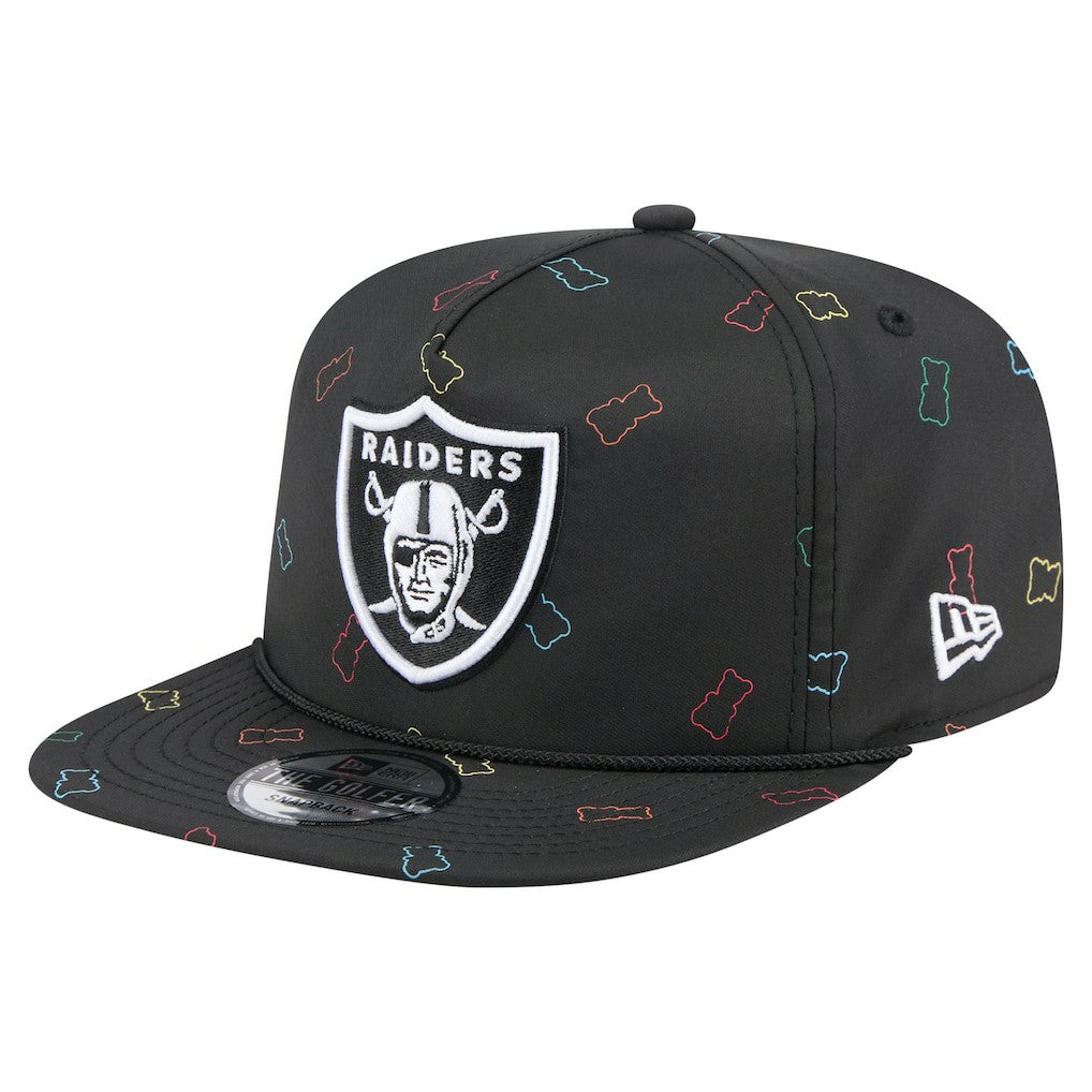 Las Vegas Raiders New Era Gummy Golfer Snapback Hat - Black sale