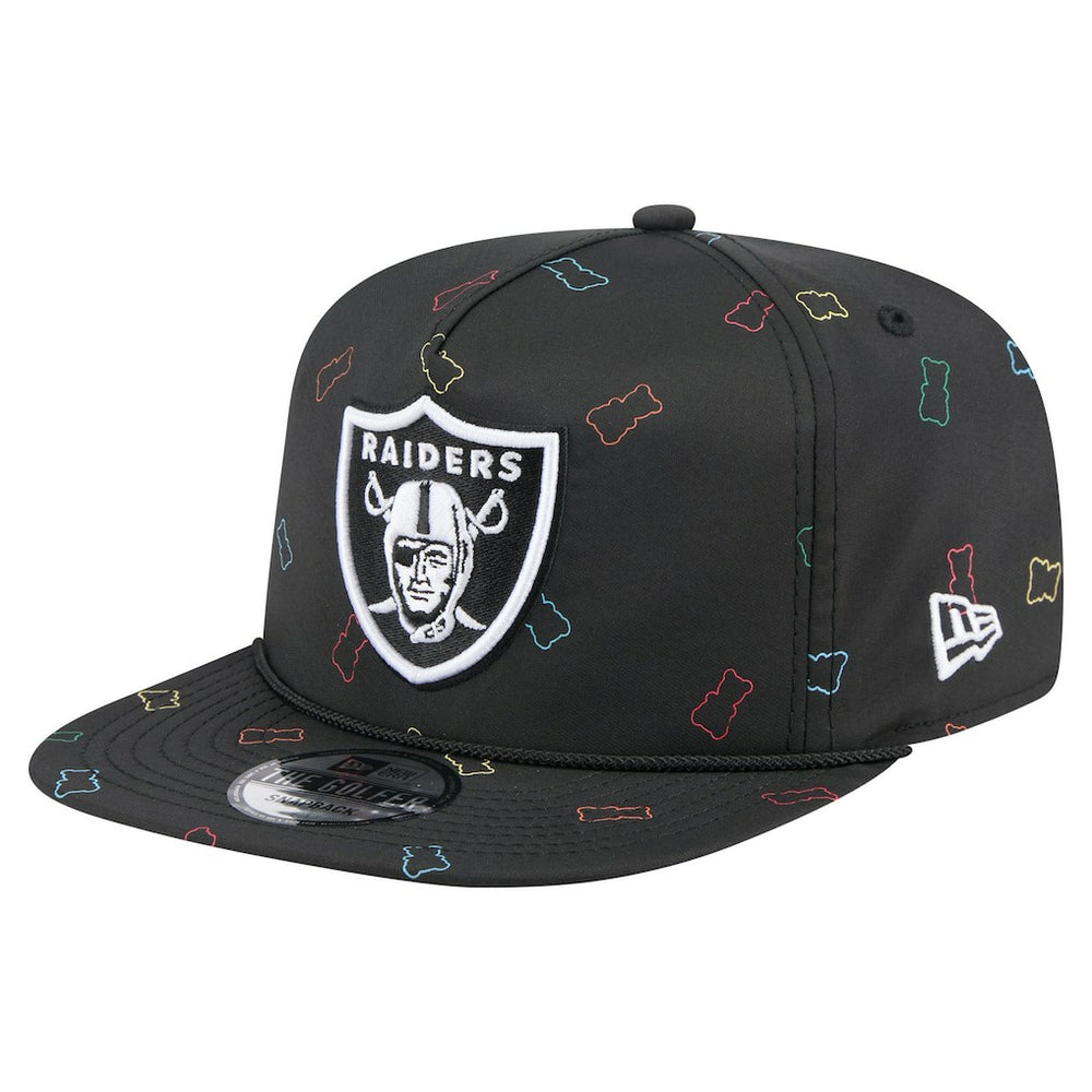 Las Vegas Raiders New Era Gummy Golfer Snapback Hat - Black sale