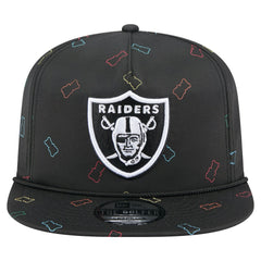 Las Vegas Raiders New Era Gummy Golfer Snapback Hat - Black sale