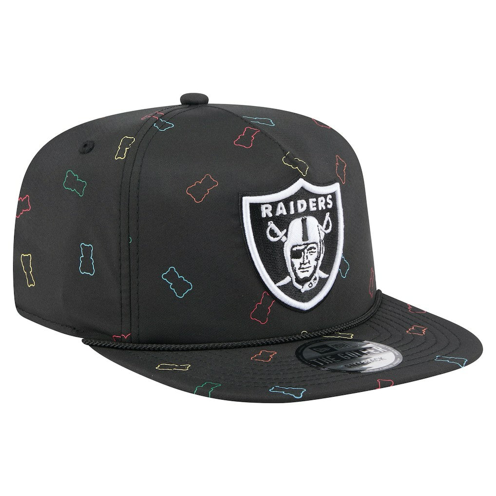 Las Vegas Raiders New Era Gummy Golfer Snapback Hat - Black sale