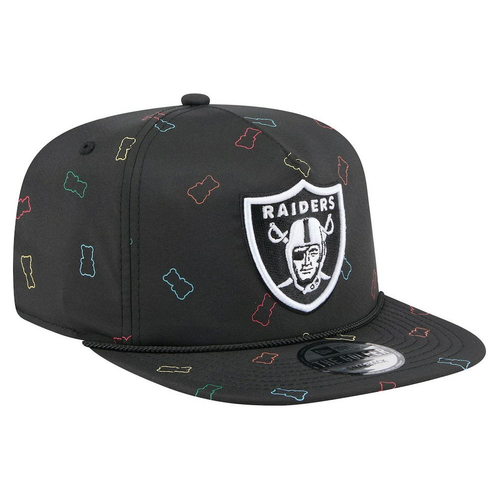 Las Vegas Raiders New Era Gummy Golfer Snapback Hat - Black sale