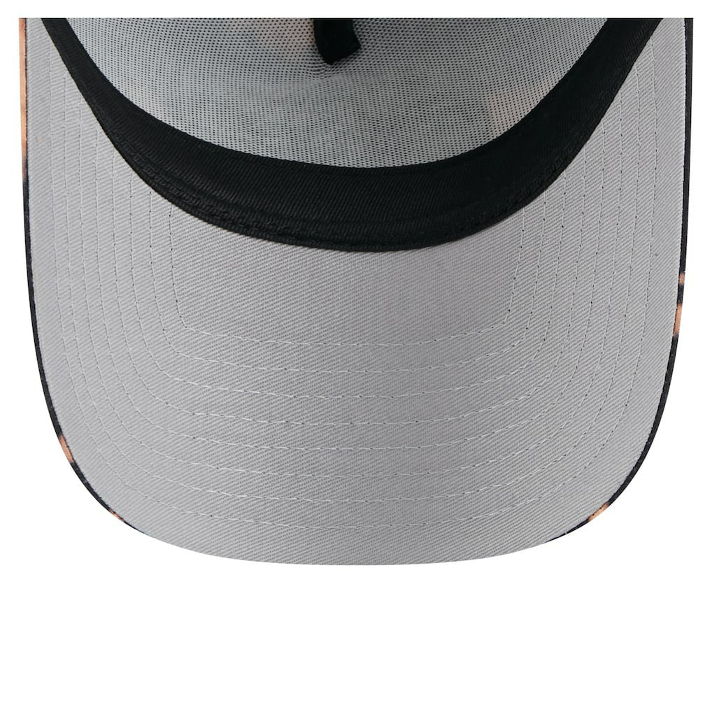 Kansas City Chiefs New Era Bleached 9FORTY A-Frame Adjustable Hat - Black for sale