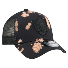 Las Vegas Raiders New Era Bleached 9FORTY A-Frame Adjustable Hat - Black online