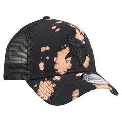 Minnesota Vikings New Era Bleached A-Frame 9FORTY Trucker Adjustable Hat - Black for sale