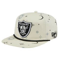 Las Vegas Raiders New Era Celestial Golfer Snapback Hat - Cream outlet