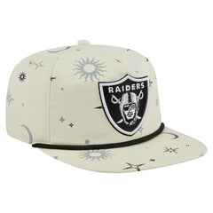 Las Vegas Raiders New Era Celestial Golfer Snapback Hat - Cream outlet