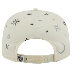 Las Vegas Raiders New Era Celestial Golfer Snapback Hat - Cream outlet