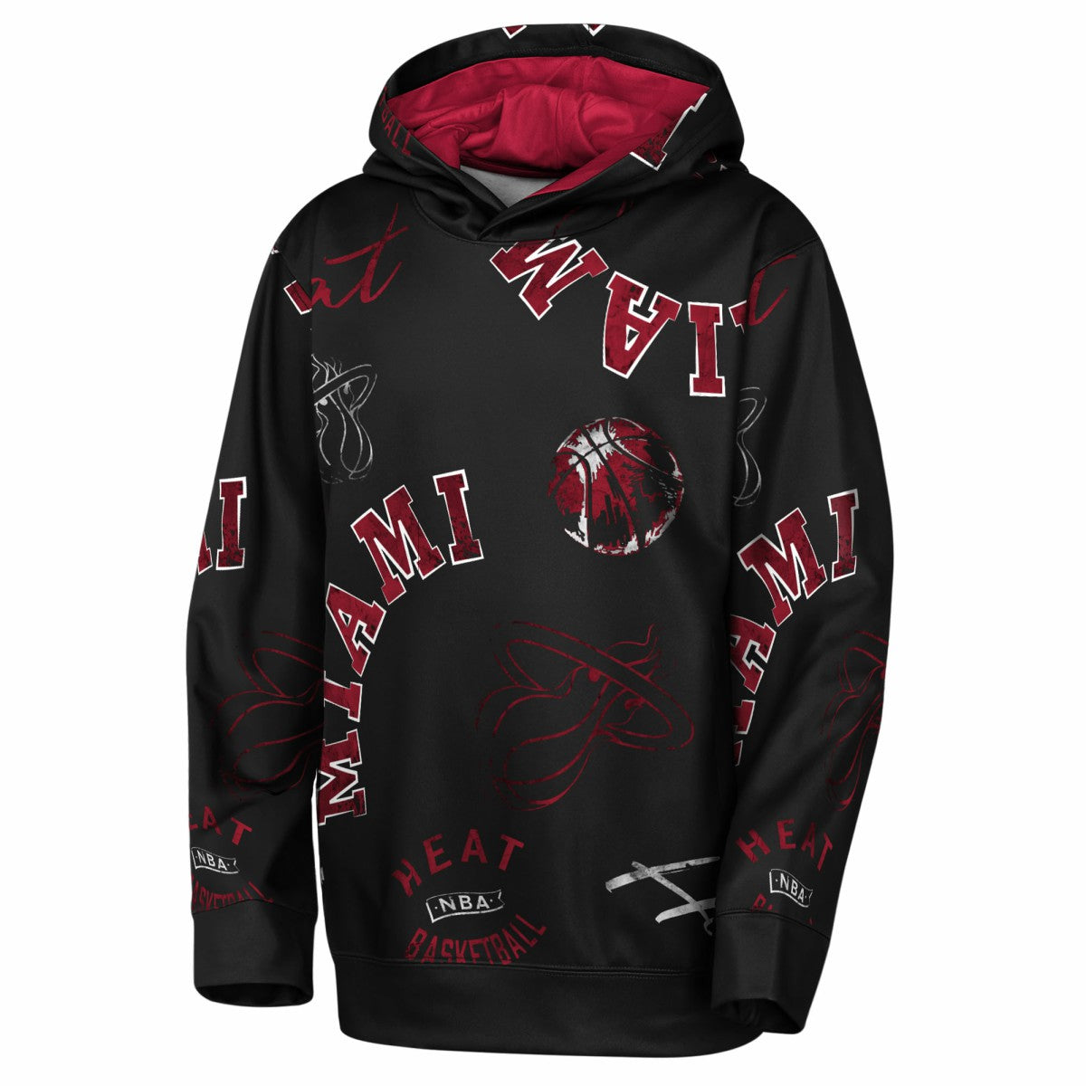 Miami Heat Outerstuff Youth Moving Violation Hoodie - Black online
