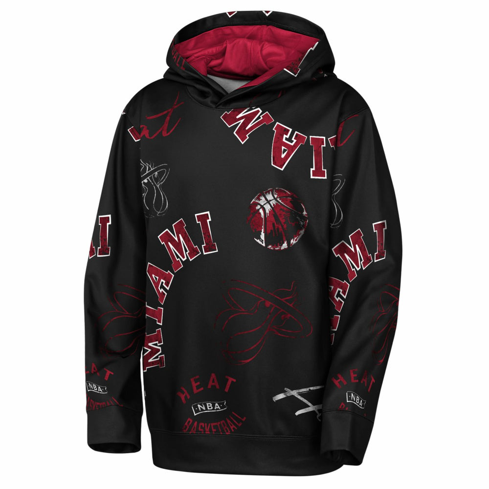 Miami Heat Outerstuff Youth Moving Violation Hoodie - Black online