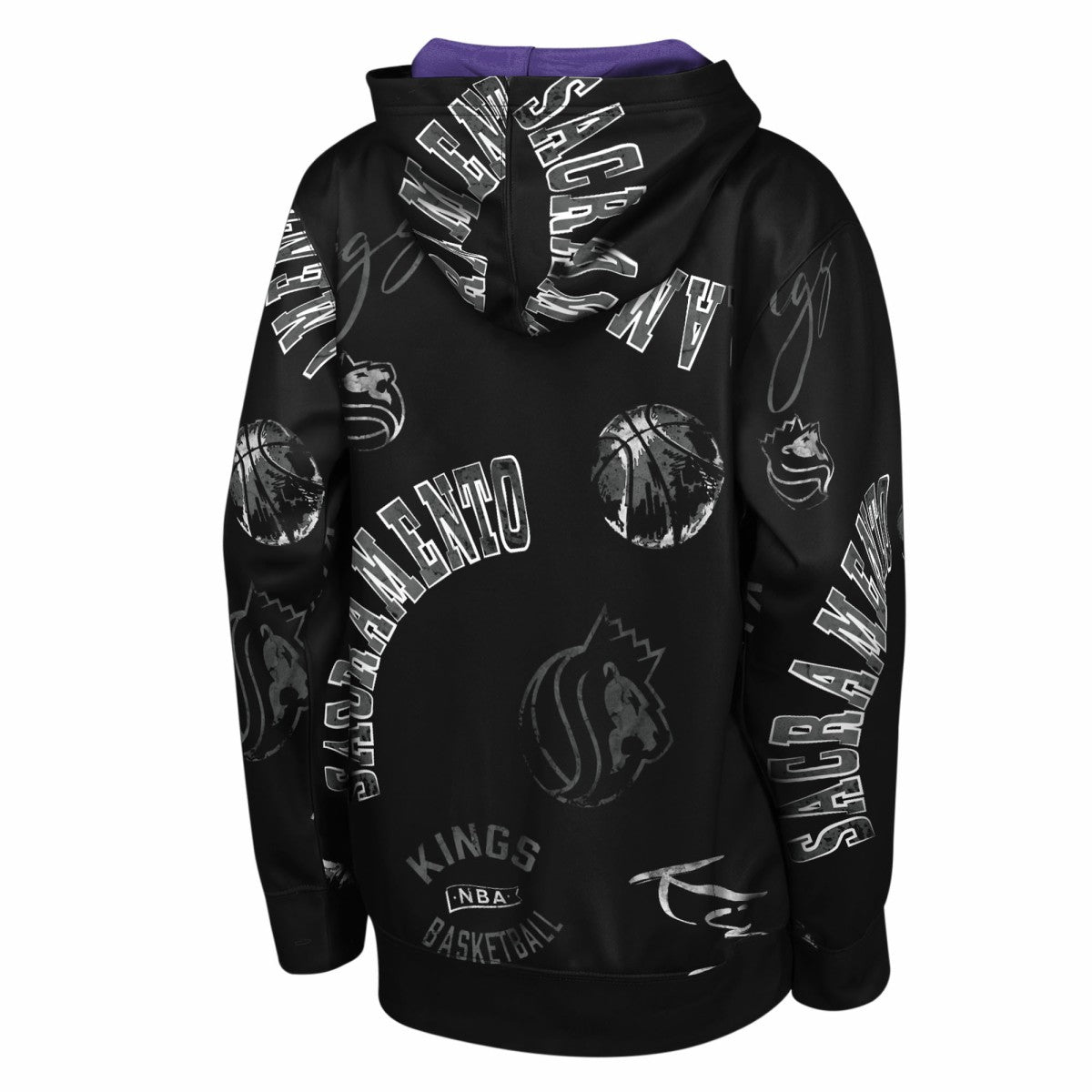 Sacramento Kings Outerstuff Youth Moving Violation Hoodie - Black for sale