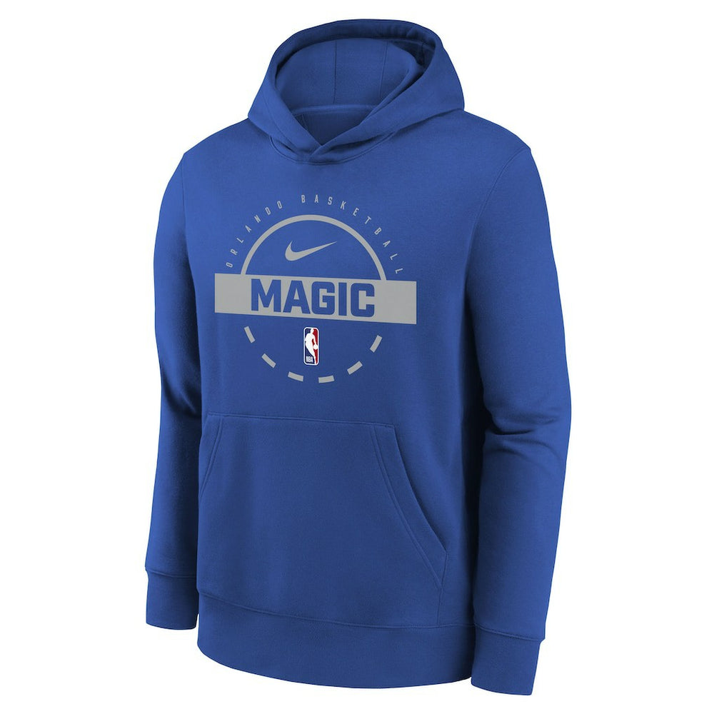 Orlando Magic Youth 2025/26 Club Fleece Practice Hoodie - Blue on sale