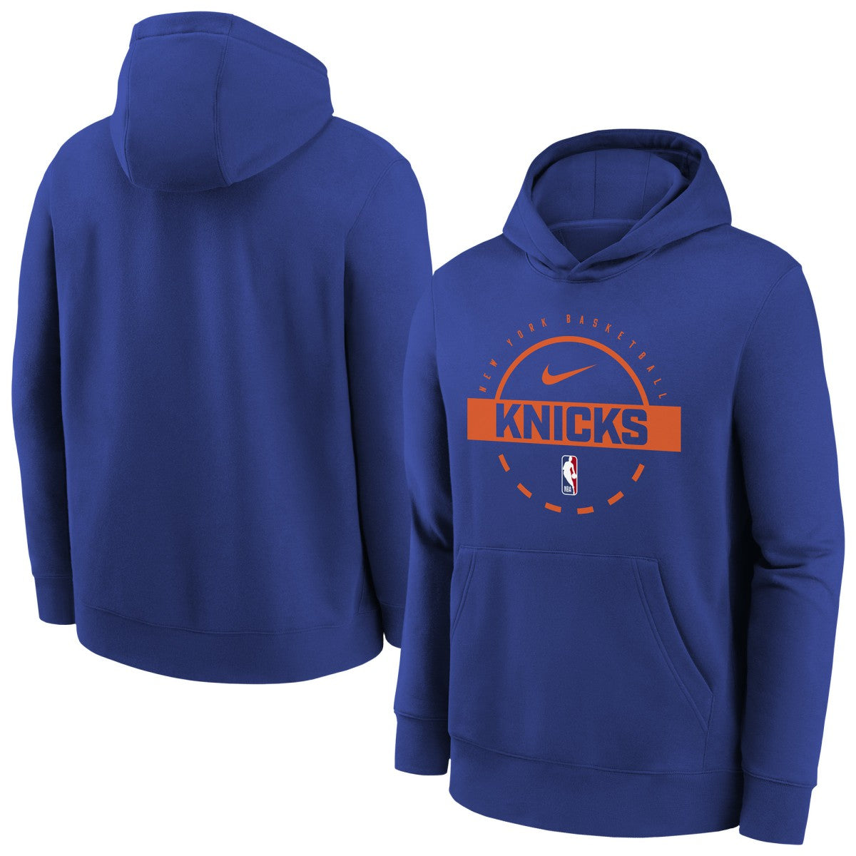 New York Knicks Youth 2025/26 Club Fleece Practice Hoodie - Blue on sale