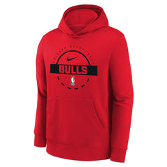 Chicago Bulls Youth 2025/26 Club Fleece Practice Hoodie - Red discount